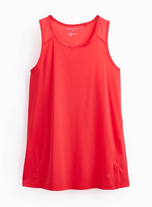 REAKTIV Bright Pink Loose Fit Swing Vest with Mesh Panels M